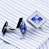 Crystal Sleeve Nails Cufflinks Men's Shirt Buttons Jewelry