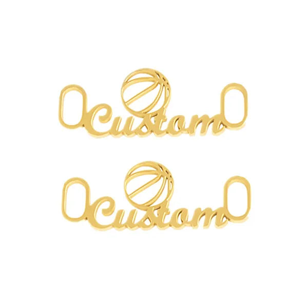 Personalized Name Shoe Buckle Sneaker Jewelry Stainless Steel