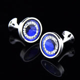 Dark Crystal Sleeve Nails Men's Cufflinks Buttons Jewelry