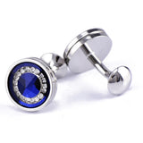 Dark Crystal Sleeve Nails Men's Cufflinks Buttons Jewelry