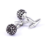 Dark Purple Sleeve Nails Men's Cufflinks Buttons