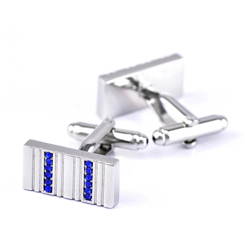 Double Stone Crystal Sleeve Nails Shirt Cufflinks Men's Buttons