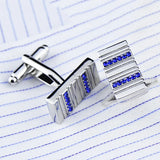 Double Stone Crystal Sleeve Nails Shirt Cufflinks Men's Buttons