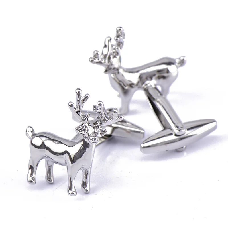 Elk Sleeve Nails Men's Shirt Cufflinks Buttons Clothing Accessories