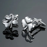 High Cufflinks Rose Champagne Four-leaf Clover Cuff Links For Mens French Shirt