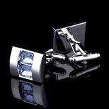 Crystal Sleeve Nails Cufflinks Buttons Men's Shirt Jewelry