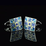 Plum Blossom Sleeve Nails Men's Cufflinks Buttons