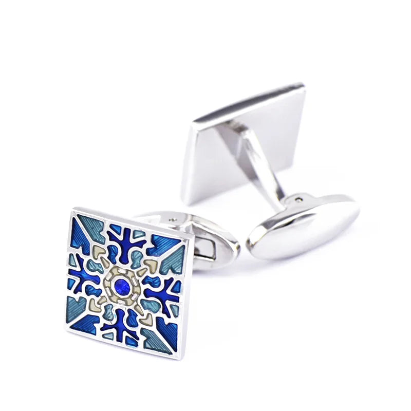Plum Blossom Sleeve Nails Men's Cufflinks Buttons
