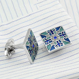 Plum Blossom Sleeve Nails Men's Cufflinks Buttons