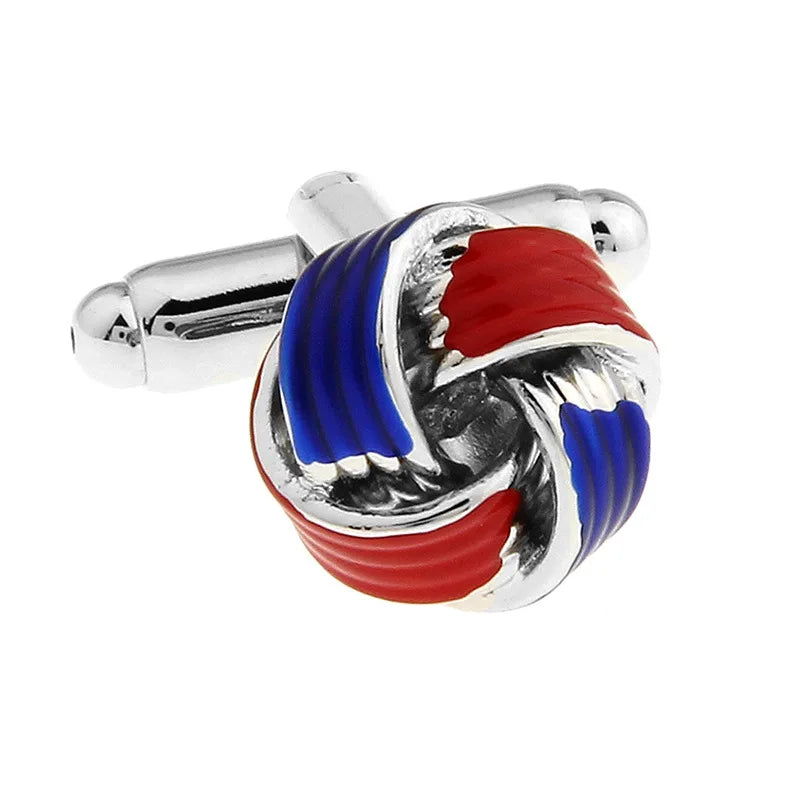 Crystal Sleeve Nails Cufflinks for Men's Shirt