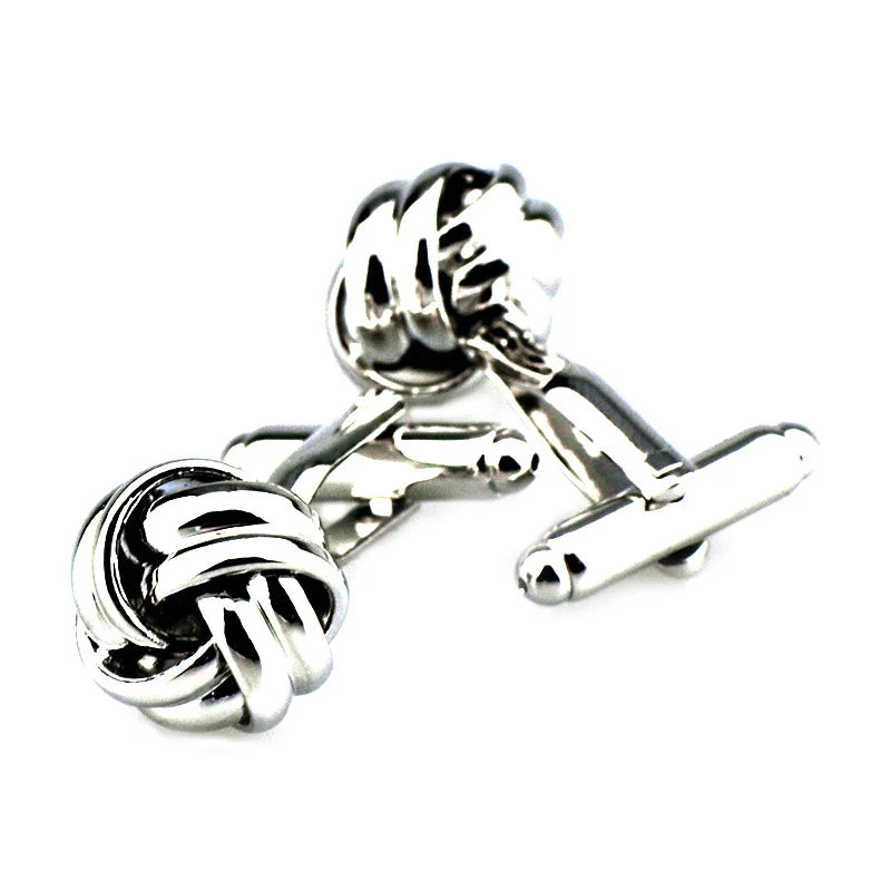 Twist Crystal Sleeve Nails Cufflinks Men's Shirt Buttons