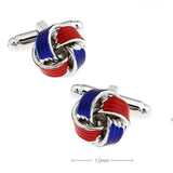 Crystal Sleeve Nails Cufflinks for Men's Shirt