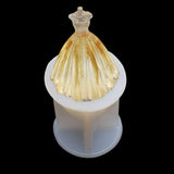 3D Princess Dress Skirt Silicone Chocolate Fondant Candy Mould