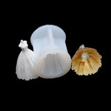 3D Princess Dress Skirt Silicone Chocolate Fondant Candy Mould