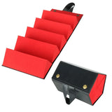Foldable Leather Eyewear Holder Display Sunglasses Eyeglasses Organizer Case
