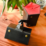 Foldable Leather Eyewear Holder Display Sunglasses Eyeglasses Organizer Case