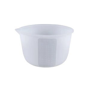 600/1000ml Silicone Measuring Cup with Scale, Reusable Mixing Cup
