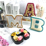 Big Letters Shaped UV Resin Mould