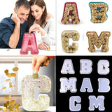 Big Letters Shaped UV Resin Mould