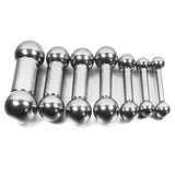 1 Pc Titanium Steel Straight Barbell Rings Genital Tragus Ear Piercing