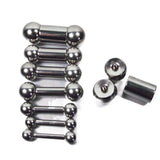 1 Pc Titanium Steel Straight Barbell Rings Genital Tragus Ear Piercing