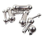 1 Pc Titanium Steel Straight Barbell Rings Genital Tragus Ear Piercing