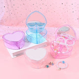 1 Pc Double Layer Storage Box for Jewelry Cosmetic Miscellaneous