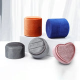 Multi-color Facecloth Ring Box Jewelry Organizer