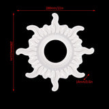 Sun Mirror Wall Decoration Mould DIY Resin Silicone Mold