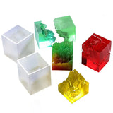 1 Pc Double-side Snow Mountain Mold Epoxy Resin Silicone Mold