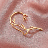 1 Pc Branch Shape Earrings Ear Clip Ear Accessories