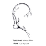 1 Pc Branch Shape Earrings Ear Clip Ear Accessories