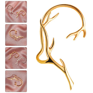 1 Pc Branch Shape Earrings Ear Clip Ear Accessories
