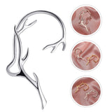 1 Pc Branch Shape Earrings Ear Clip Ear Accessories