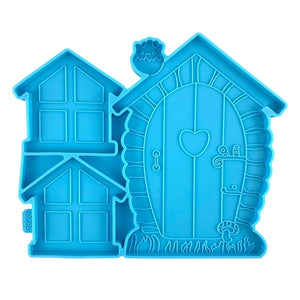 Fairy Door Silicone Mold Gnome Home 3D Window DIY Crystal Epoxy Resin Mould