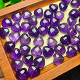 1 Pc Amethyst Heart Crystal for Jewelry Making