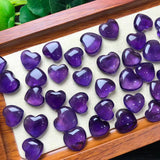 1 Pc Amethyst Heart Crystal for Jewelry Making