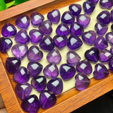 1 Pc Amethyst Heart Crystal for Jewelry Making