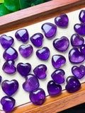 1 Pc Amethyst Heart Crystal for Jewelry Making