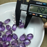 Natural Amethyst Pendant 925 Sterling Silver Reiki Healing Stone Crystal