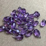 Natural Amethyst Pendant 925 Sterling Silver Reiki Healing Stone Crystal