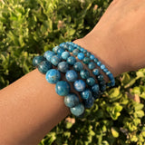 Fengbaowu Apatite Bracelet Quartz Healing Stone Jewelry