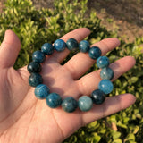 Fengbaowu Apatite Bracelet Quartz Healing Stone Jewelry