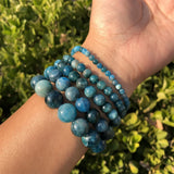Fengbaowu Apatite Bracelet Quartz Healing Stone Jewelry