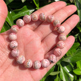 Natural Argentina Rhodochrosite Bracelet Crystal Healing Stone