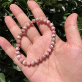 Natural Argentina Rhodochrosite Bracelet Crystal Healing Stone