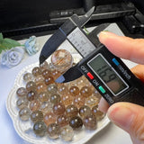Fengbaowu 7 Sphere Ball Bead Natural Stone Pendant Bracelet Crystal Healing