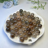 Fengbaowu 7 Sphere Ball Bead Natural Stone Pendant Bracelet Crystal Healing