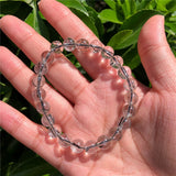 Rutilated Quartz Bracelet Crystal Healing Stone Jewelry