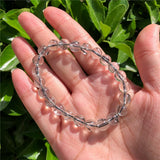 Rutilated Quartz Bracelet Crystal Healing Stone Jewelry